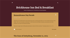 Desktop Screenshot of blog.brickhouseinn.com