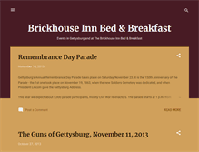 Tablet Screenshot of blog.brickhouseinn.com